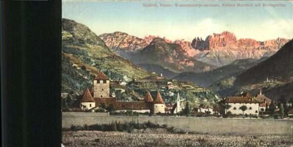 Bozen Suedtirol Wassermauerpromenade Schloss Maretsch R