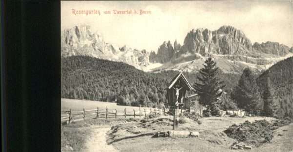 Bozen Suedtirol Rosengarten Tiersertal