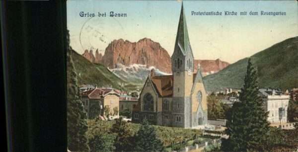 Gries-Quirein Bozen Kirche  Rosengarten