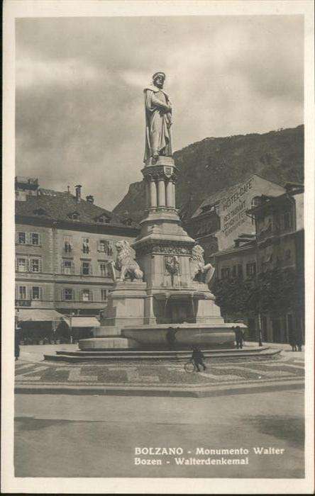 Bolzano Walter Denkmal
