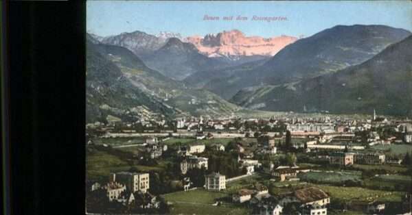 Bozen Suedtirol Rosengarten
