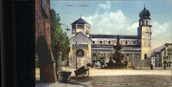 Trento Kutsche Brunnen