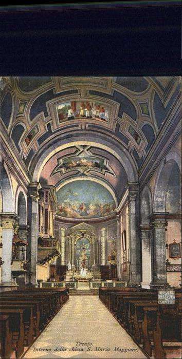 Trento Interno della Chiesa S Maria Maggiore