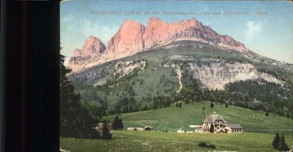 Karerpass Suedtirol Hotel Dolomitenstrasse Rosengarten Tiro