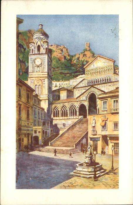 Salerno [Stempelabschlag] Brunnen
