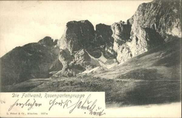 Trentino Dolomiten Fallwand