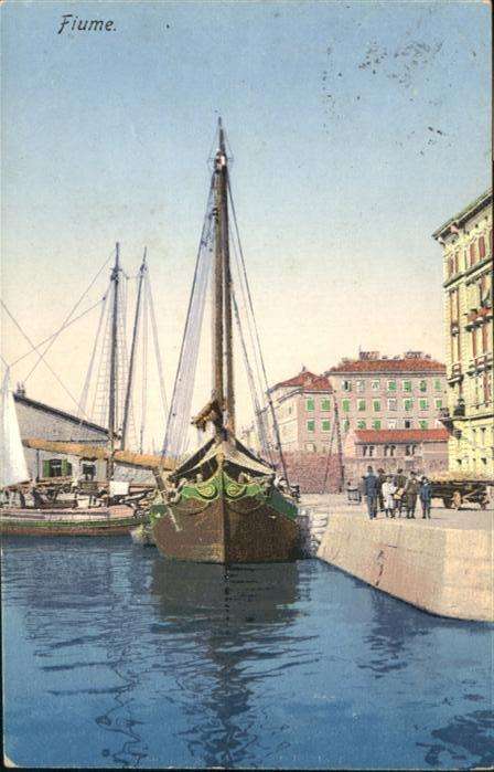 Fiume Rijeka Schiff