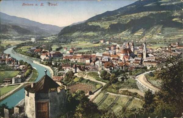 Brixen Suedtirol Brücke