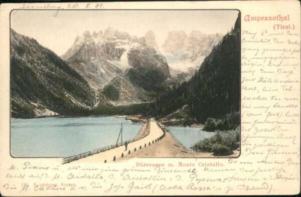 Duerrensee Monte Cristallo Ampezzothal