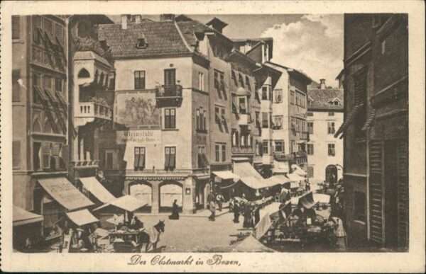 Bozen Suedtirol Obstmarkt