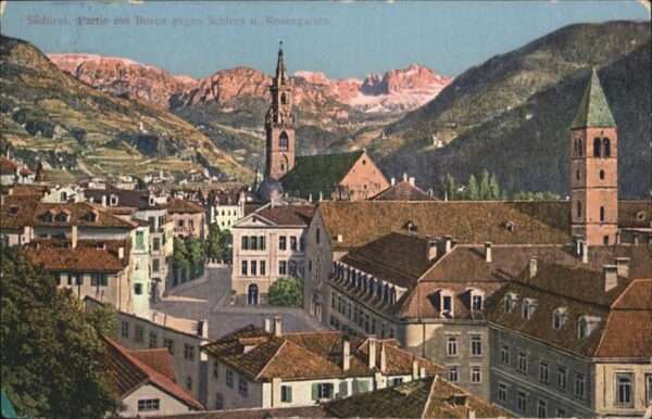 Bozen Suedtirol Schlern Rosengarten