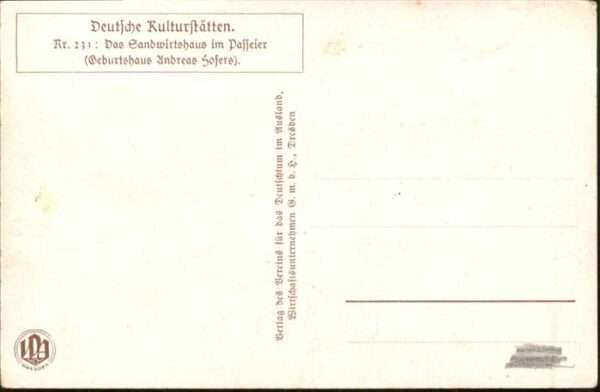 Passeier Geburtshaus Andreas Sofers – Bild 2