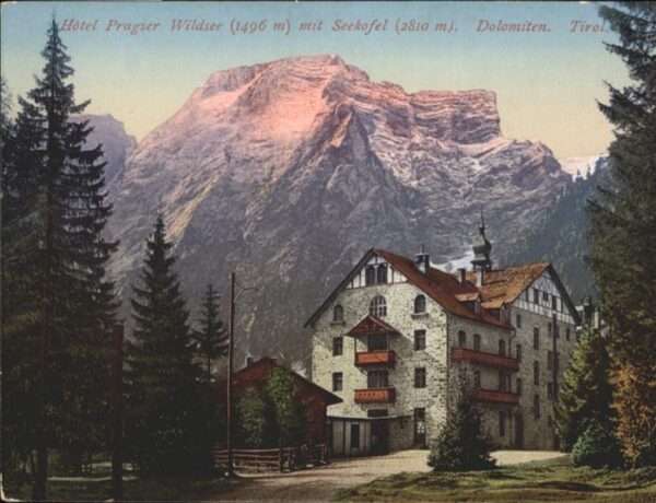 Wildsee Schwarzwald Hotel Pragser Seekofel Dolomiten