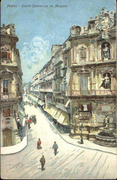 Palermo Sicilia Quattro Cantoni Macqueda
