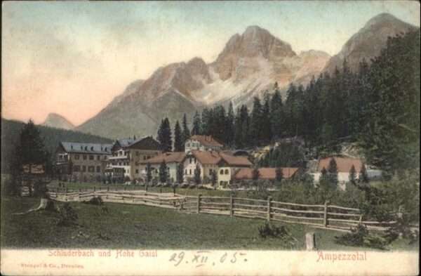 Schluderbach Carbonin Hohe Gaisl Ampezzotal