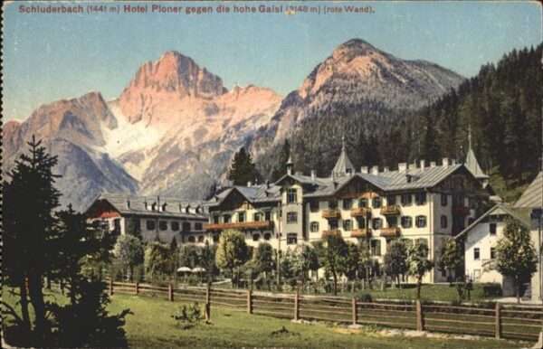 Schluderbach Carbonin Hotel Ploner Hohe Gaisl