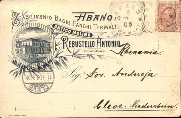 Abano Terme Stabilimento Bagni Fanghi Termali Rebus – Bild 2