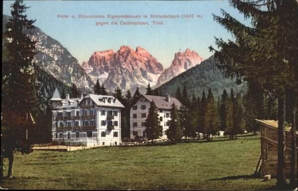 Schluderbach Carbonin Hotel Dependance Sifmundsbrunn Cadinspi