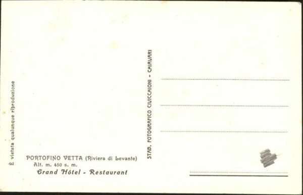 Portofino Vetta Grand Hotel Restaurant – Bild 2