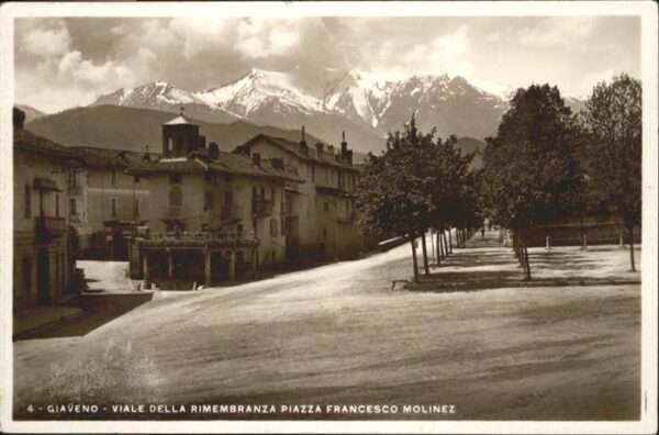 Giaveno Viale della Rimembranza Piazza Francesc