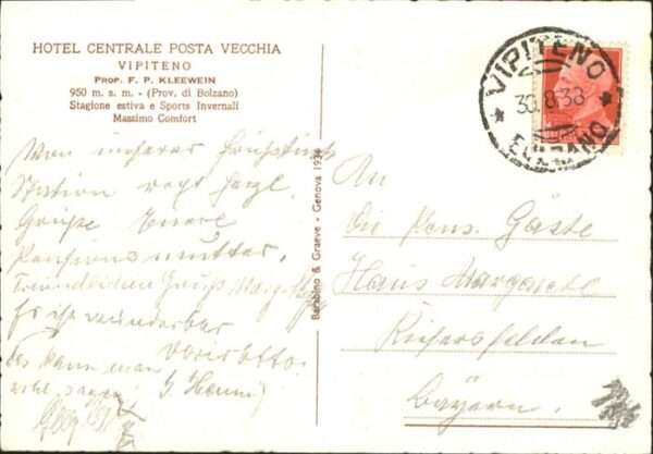 Vipiteno Hotel Centrale Posta Vecchia – Bild 2