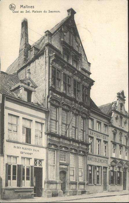 Malines Mechelen Flandre Quai au Sel Malson du Sauman