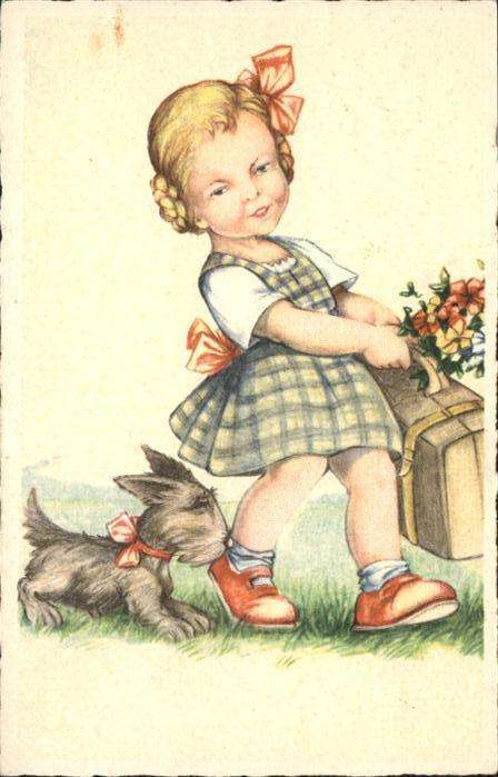 Baby Nursery Bebe Hund Koffer Mädchen