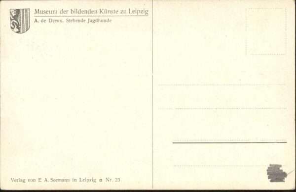 Hunde Künstler A. de Dreux Jagdhunde – Bild 2