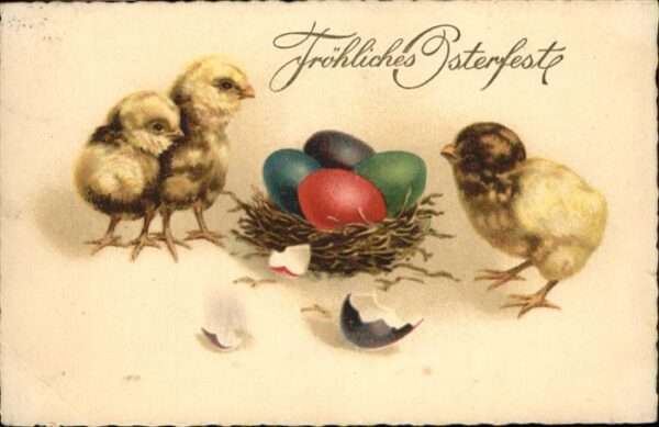 Ostern Easter Paques Küken Eier