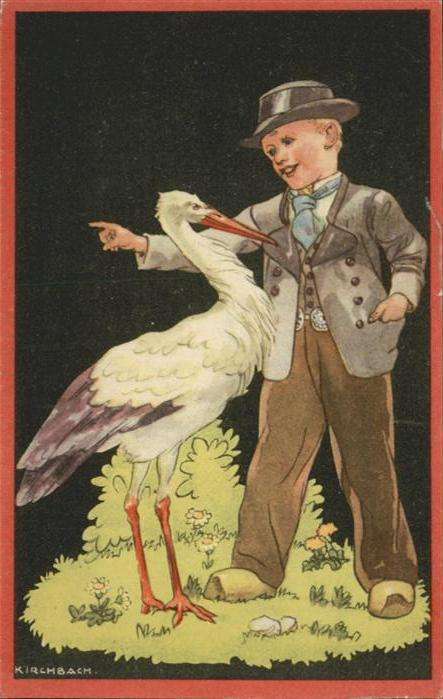 Voegel Storch Junge Künstler Kirchbach