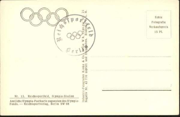Stadion Fliegeraufnahme Olympia Reichssportfeld – Bild 2