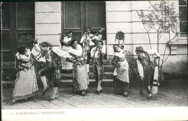 Tanzen Tänzer Tarantella Sorrentina
