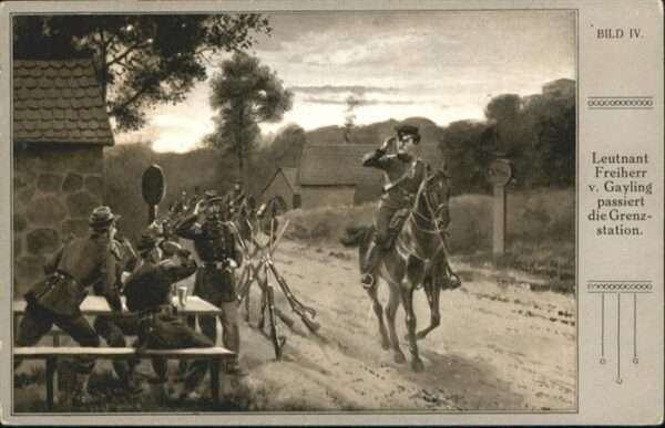 Generaele Leutnant Freiherr v. Gayling Grenzstati