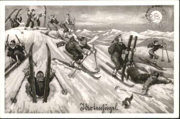 Wintersport Ski fahren