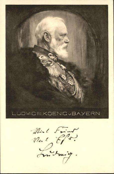 Ludwig III Bayern König Rotes-Kreuz