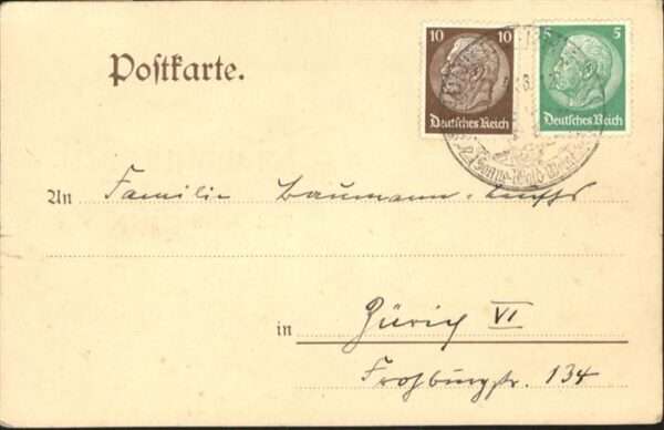 Hunde Neujahr AK von ca. 1900 – Bild 2