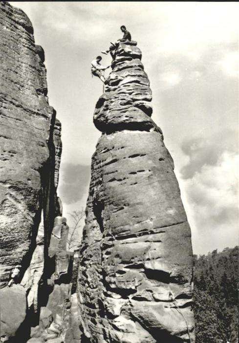Bergsteigen Klettern Prachovske Skaly