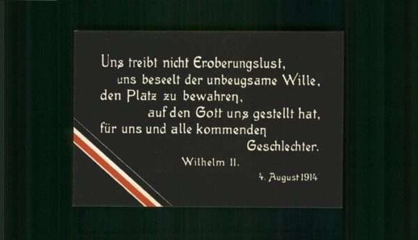 Wilhelm II Schwarz-Weiss-Rot Vers Deutsche Veteran