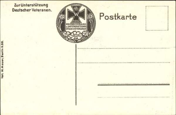 Wilhelm II Schwarz-Weiss-Rot Vers Deutsche Veteran – Bild 2