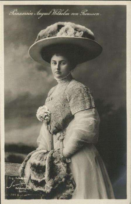 Adel Preussen Prinzessin Alexandra Hutmode