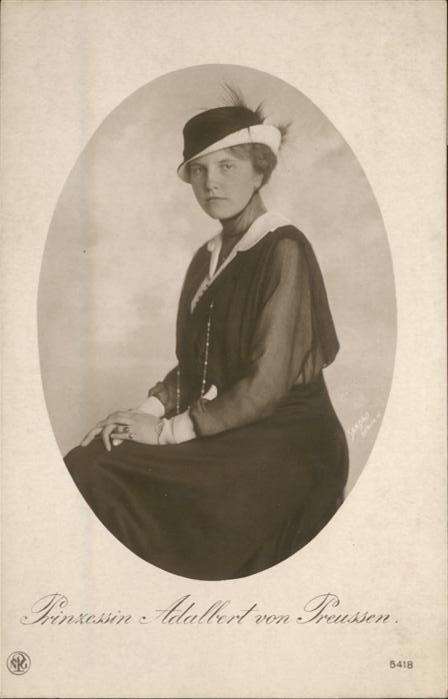 Adel Preussen Prinzessin Adelheid Hutmode
