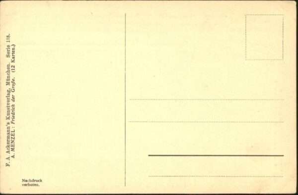 Menzel A. Friedrich d. Gr. 1750 Arbeitszimmer Pot – Bild 2