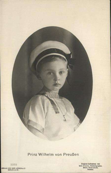 Adel Preussen Prinz Wilhelm Marine