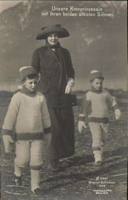 Adel Preussen Kronprinzessin Cecilie Prinz Wilhelm Pr