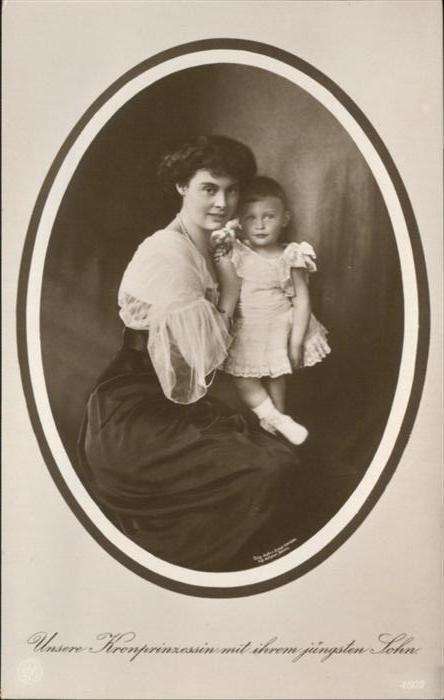 Adel Preussen Kronprinzessin Cecilie Sohn Kind