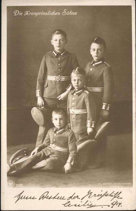 Adel Preussen Kinder Söhne Prinzen