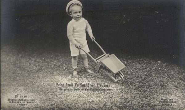 Adel Preussen Prinz Louis Ferdinand Schubkarren Marin