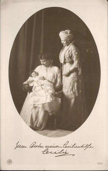 Adel Preussen Kronprinzessin Cecilie Kaiserin Auguste