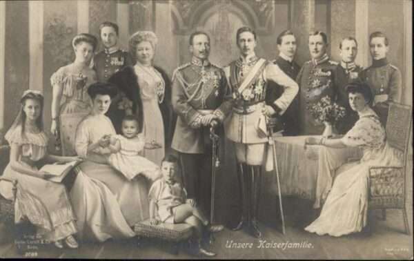 Wilhelm II Kronprinz Friedrich Wilhelm Kaiserfamil
