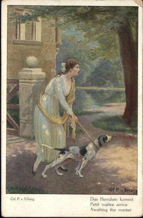 Hunde Künstler P. v. Erlang